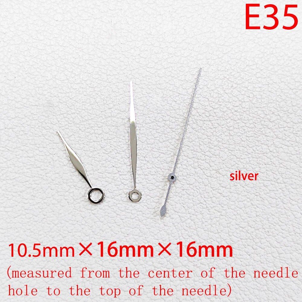ETA Series Watch Accessories, Green & Blue Super Luminous Hands for ETA 2824, 2892, 2836, and 2834, Parallel Import
