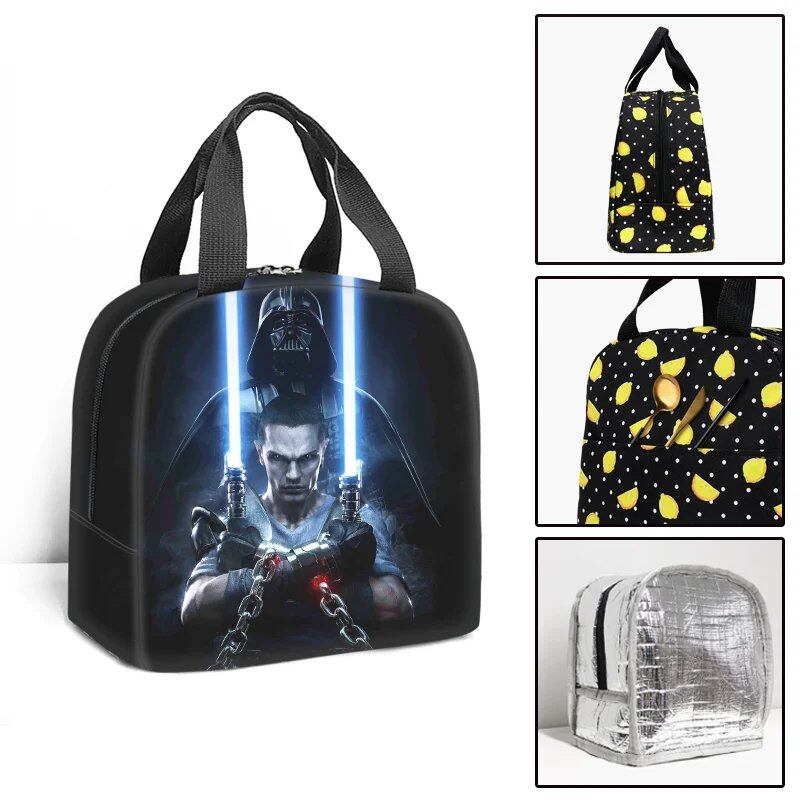 スター・ウォーズ キッズ 保冷ランチバッグ 保温トート 子供用ピクニックバッグ お弁当袋 旅行用ランチバッグ カラー:0 並行輸入品