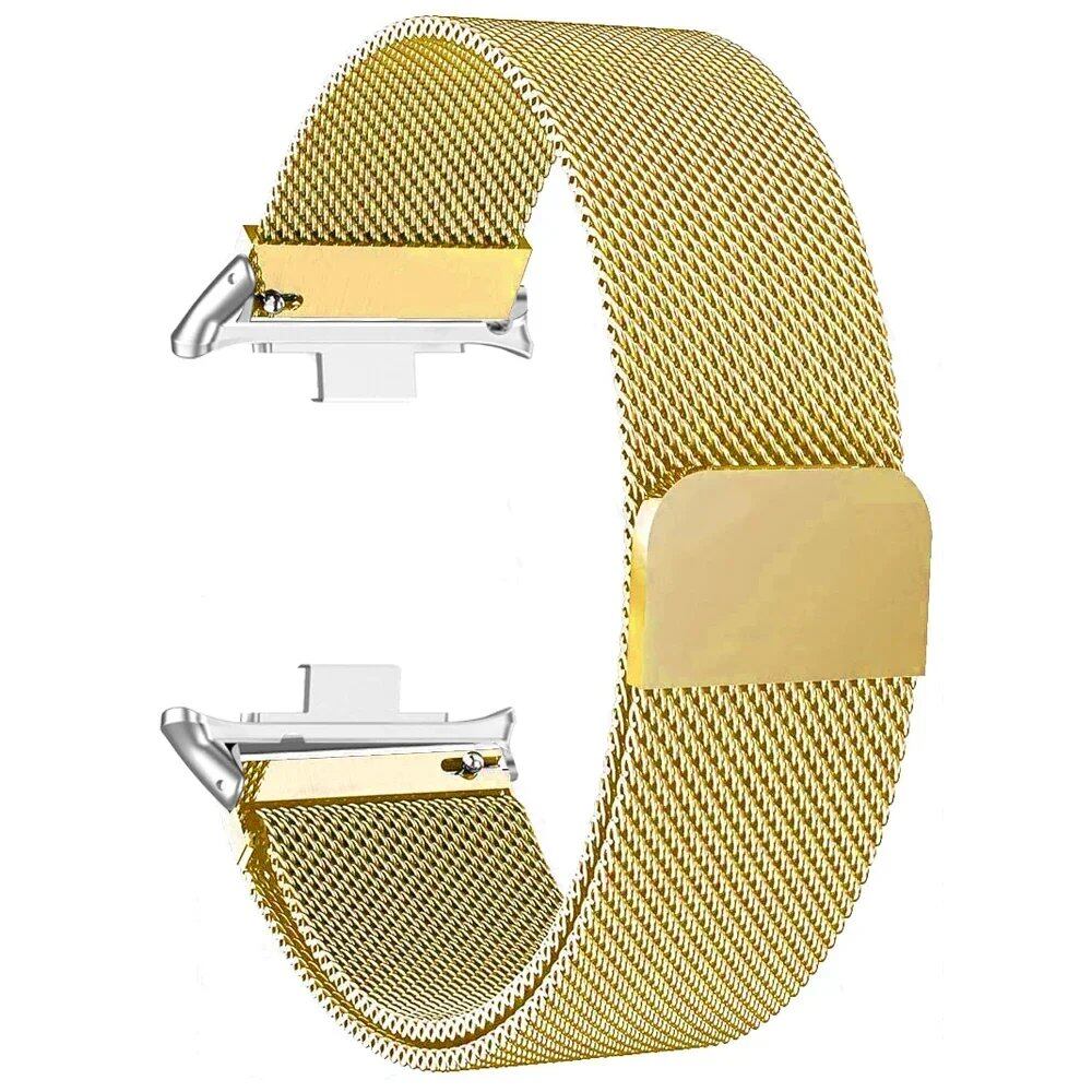 ミラネーゼループバンド for Redmi Watch 5/4 スマートウォッチ用ブレスレット Mi Band 8 Pro/9 Pro対応 交換用メタルストラップ アクセサリー バンドカラー: 並行輸入品