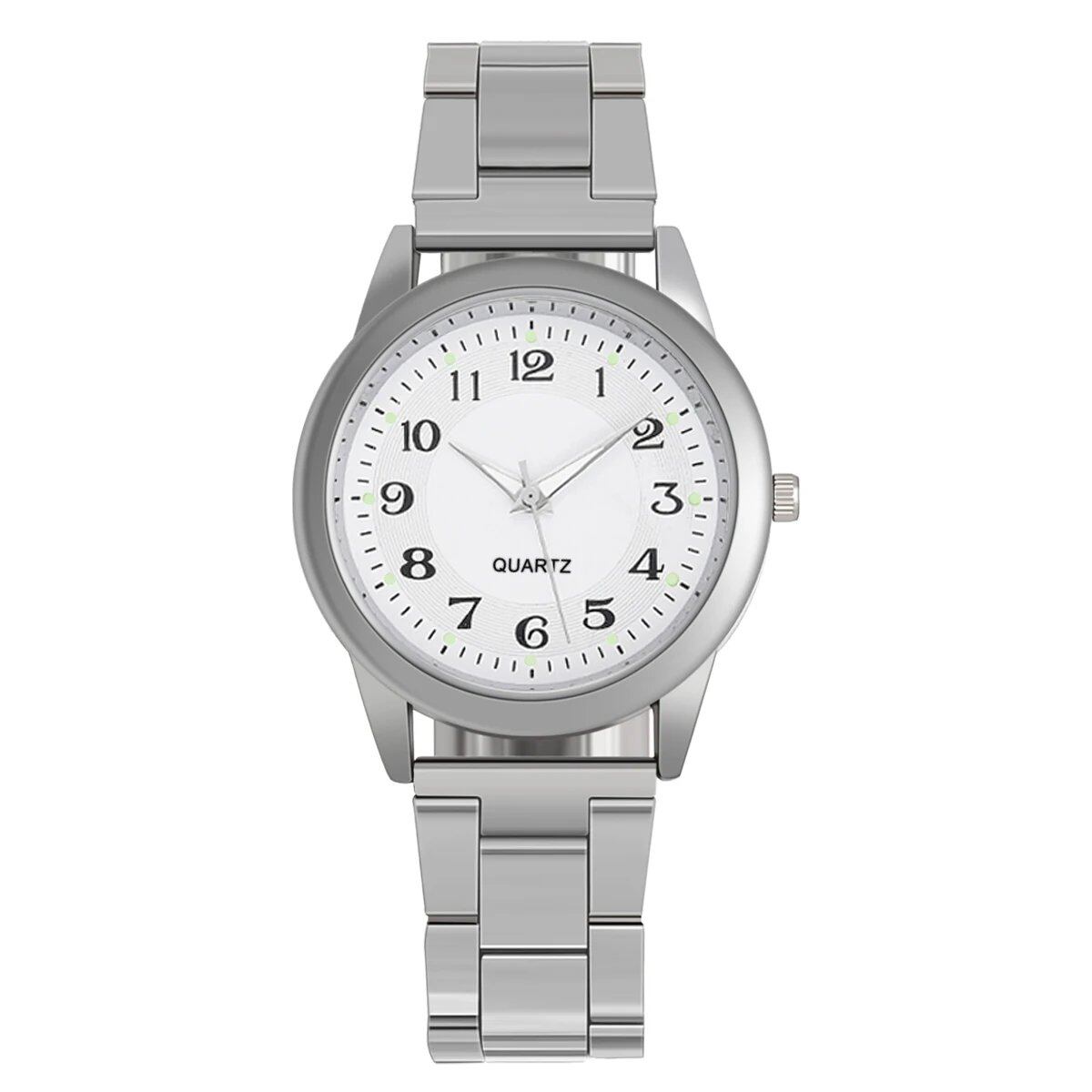 High-quality men's quartz watch with alloy strap, perfect as a gift. Relohio Relohon bracelet. Parallel import.
