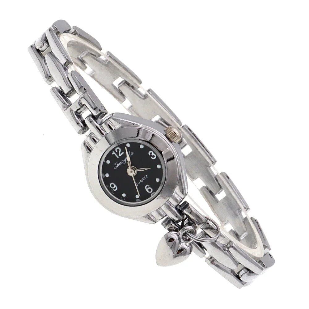Cute, simple, and elegant small women's watch. Luxury brand gold quartz watch for women. Color: 136. Parallel import.