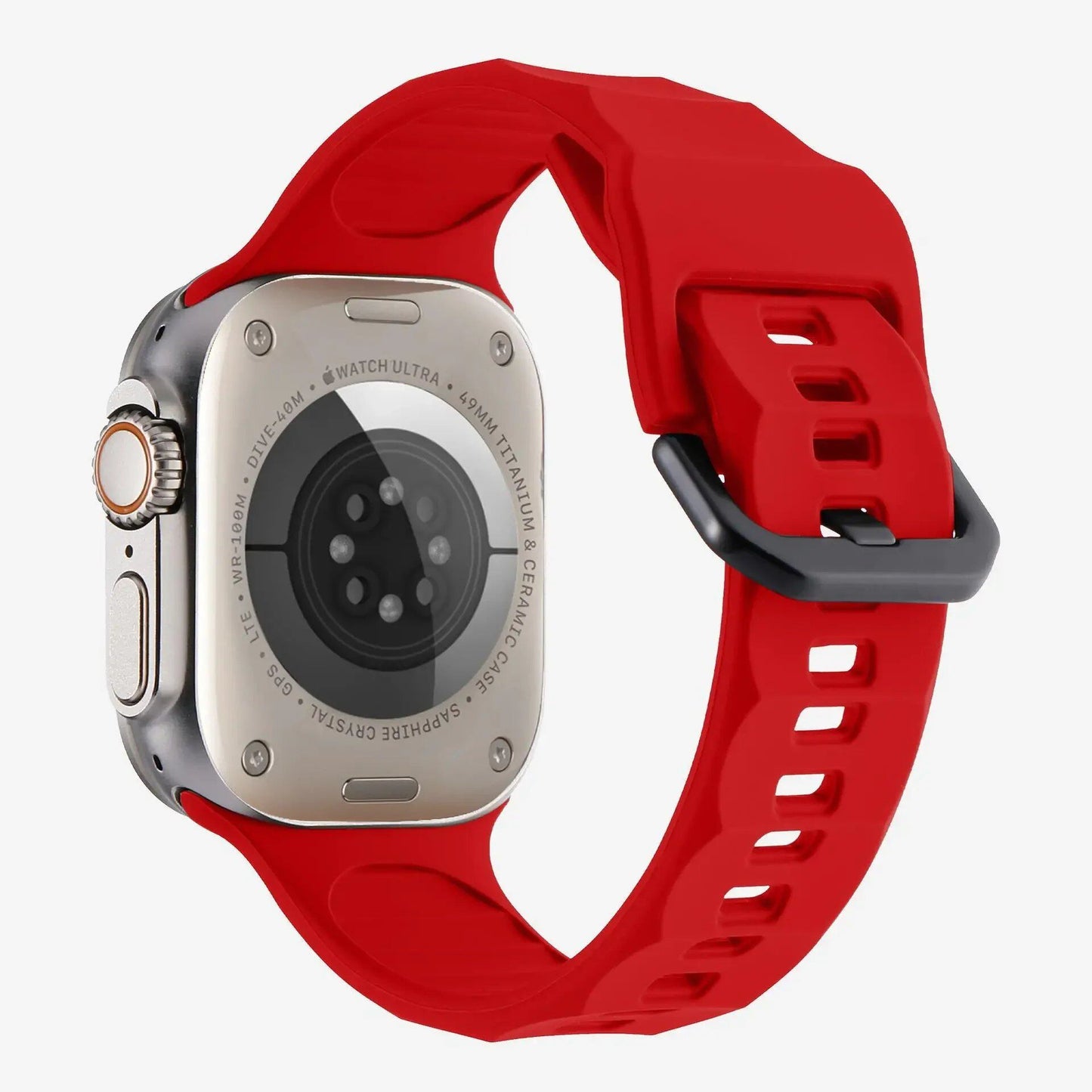 Apple Watch用スポーツシリコンバンド 45mm 44mm 42mm対応 シリコンストラップ ブレスレット アップルウォッチUltra 2 49mm用時計バンド サイズ: 並行輸入品