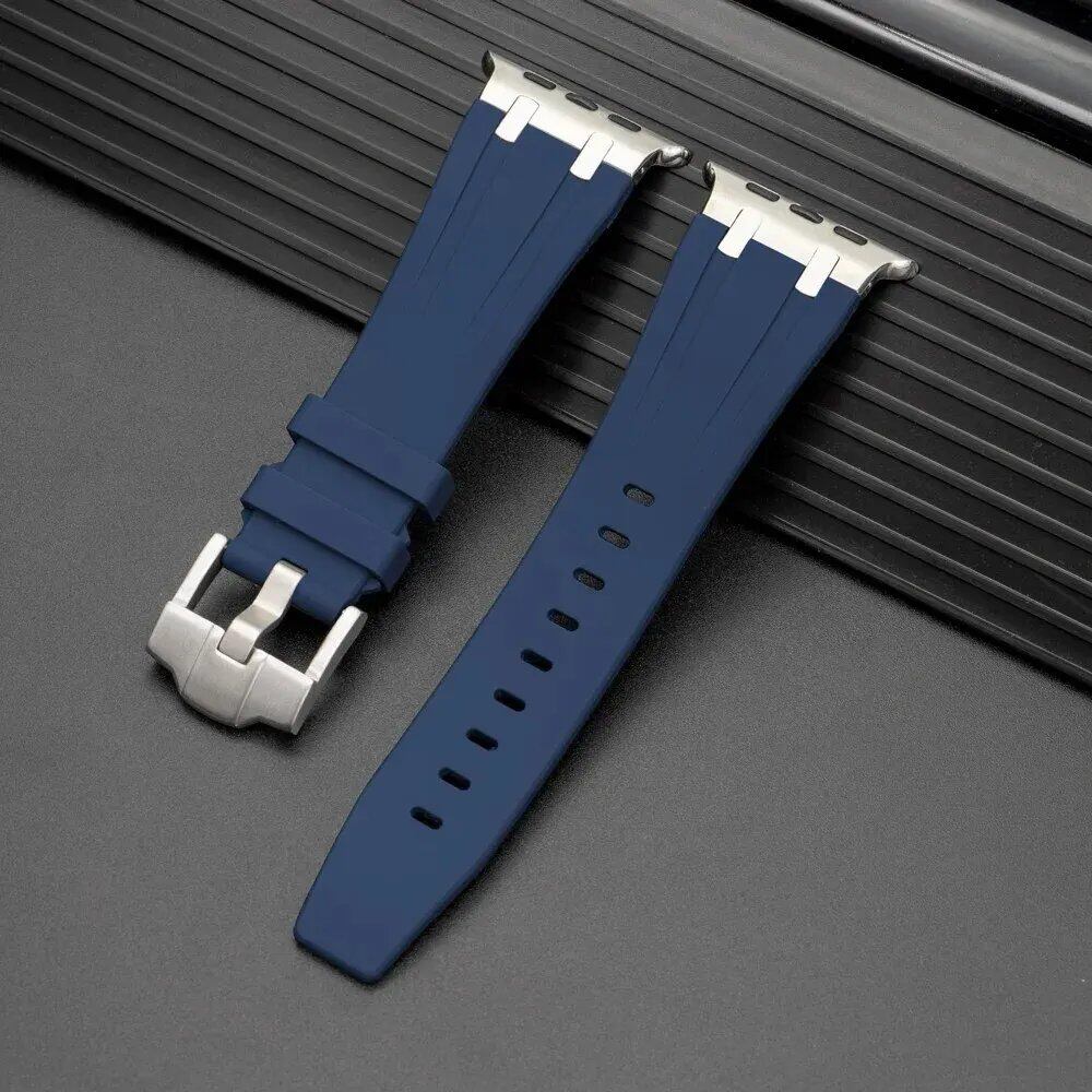 Silicone Sport Strap for Apple Watch Ultra 49mm - Compatible with iWatch 9/8/7/6/5/4/SE/3/2/1 (42mm, 44mm, 45mm, 41mm, 40mm, 38mm) Band Colors: mm, Parallel Import