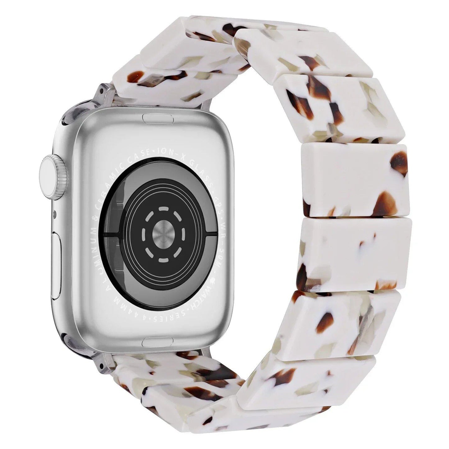 Resin strap for Apple Watch, fits 41mm, 40mm, 42mm, 44mm, 45mm, 49mm, and 46mm models. Elastic Solo Loop band for iWatch Ultra, 10, 9, 8, 7, SE, 6, and 5. Band Color: Parallel Import.