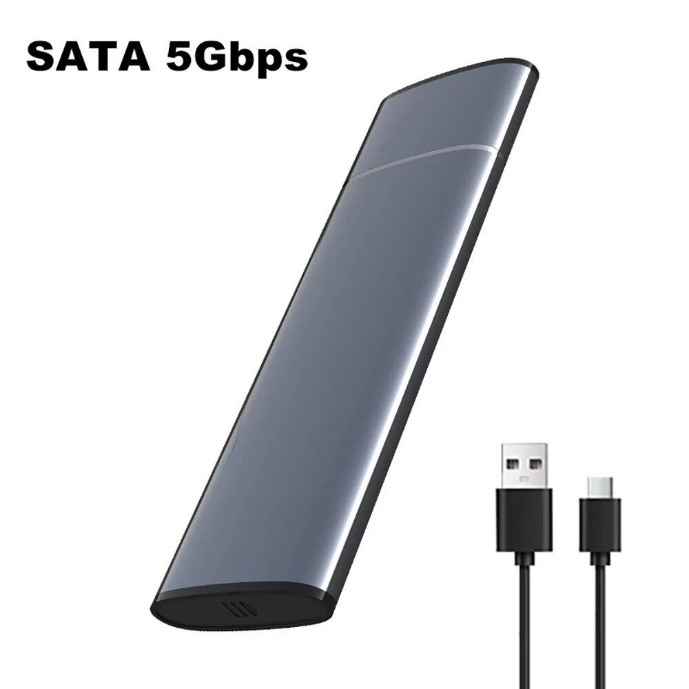 M2 SSDケース NVMe SATAデュアルプロトコル 10Gbps M.2 to USB Type-C 3.1 ポータブルNVMe外付けエンクロージャー M2 2230/2242/2260/2280 SSD対応 ;発送元: 並行輸入品