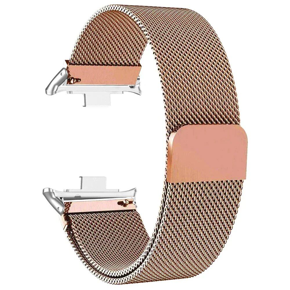 ミラネーゼループバンド for Redmi Watch 5/4 スマートウォッチ用ブレスレット Mi Band 8 Pro/9 Pro対応 交換用メタルストラップ アクセサリー バンドカラー: 並行輸入品