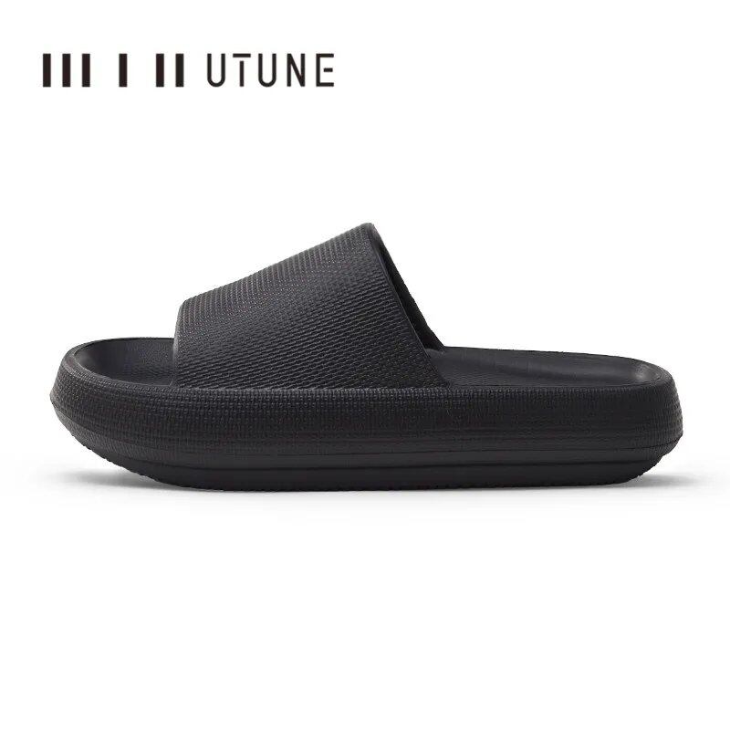 UTUNE Men's 51cm Platform Slippers, EVA Soft Fashion Non-Slip Summer Sandals, Bathroom Shoes, Shower Shoes; Ships from: Parallel Import