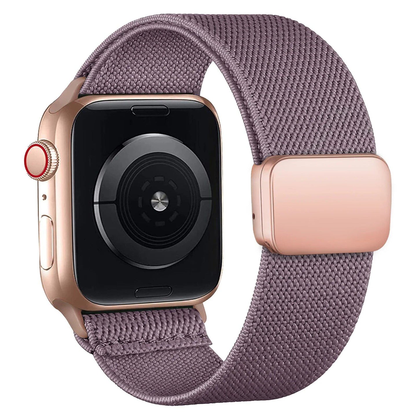 Magnetic Loop Band for Apple Watch, 40mm, 44mm, 45mm, 49mm, 41mm, 38mm, Compatible with iWatch Ultra 2 Series 9/8/7/3/SE, Nylon Bracelet with Scrunch, Band Color: Parallel Import