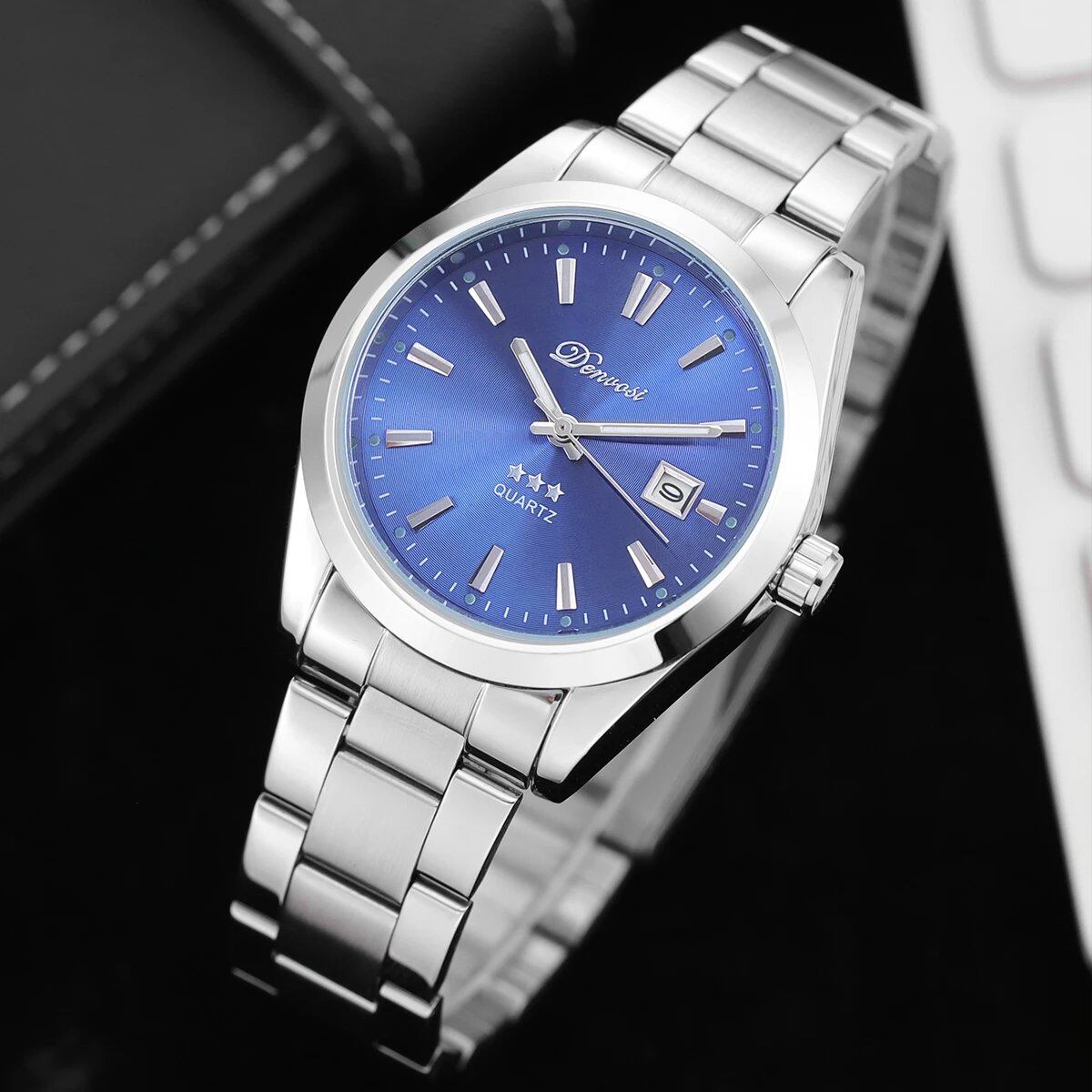 Denboshi Simple Casual Men's Waterproof Luminous Quartz Wristwatch (Parallel Import)
