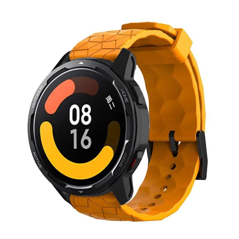 Xiaomi Mi Watch / Mi Watch Color 対応 サッカーバンド 22mm 通気性リストバンド 交換用ストラップ Xiaomi S1 Active 対応 ブレスレット ベルト バンドカラー:mm 並行輸入品