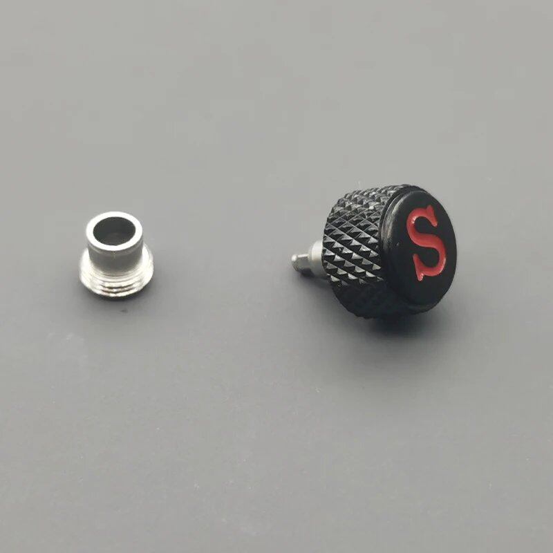 "MOD SKX007 SKX009 Watch Case Crown - Compatible with NH35 and NH36 Movements, S Logo, Polished Finish, Silver/Gold/Rose/Black/Blue Crown Parts" Parallel Import