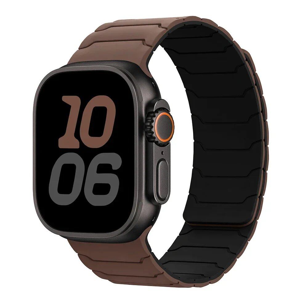 Magnetic Strap Band for Apple Watch Ultra 2, 49mm, 45mm, 44mm, 40mm, 42mm, 46mm, 41mm, 38mm, Compatible with iWatch Series 10, SE, 9, 8, 7, and 10 (Imported)
