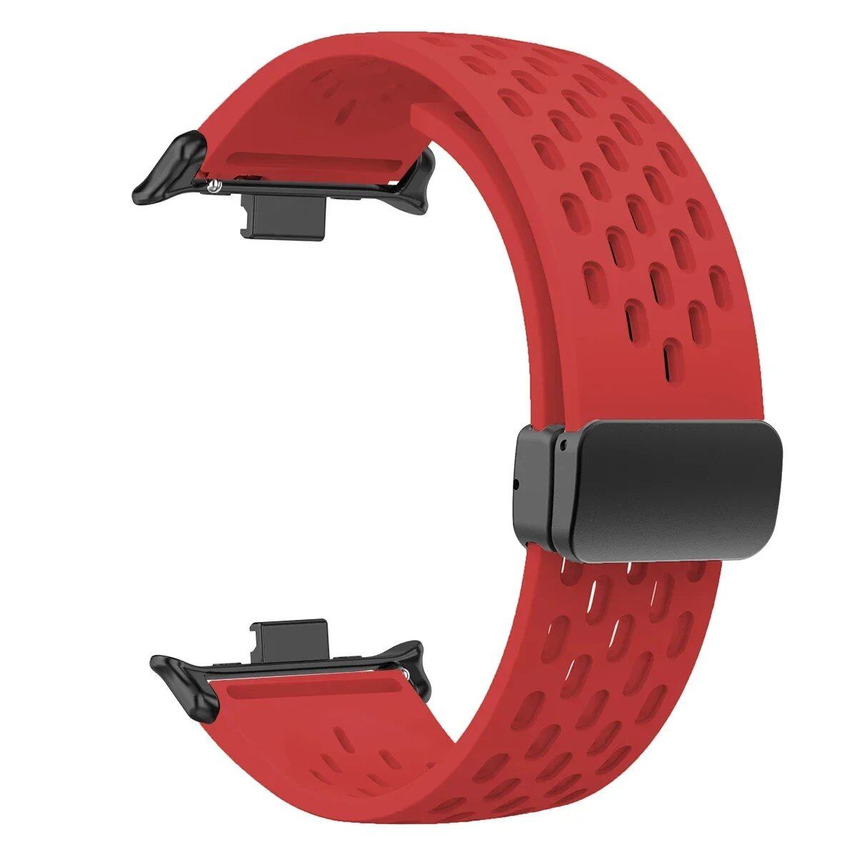 Silicone Strap for Redmi Watch 5/4 - Compatible with Mi Band 9 Pro/8 Pro, Magnetic Buckle Sport Band, Tsukai Bracelet Accessory, Band Color: Parallel Import