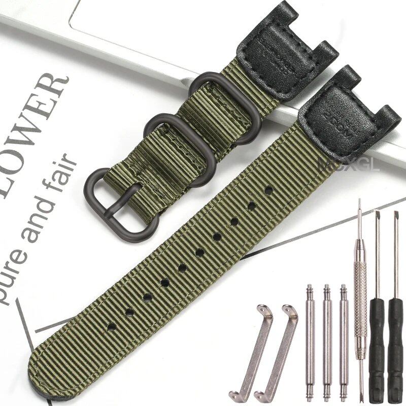 Replacement nylon strap for Casio SGW100, SGW-100-1V, SGW-100-1VDF sports watch, and GW-3500B. Available in canvas and band colors. Band width: 12mm x 24mm. Ships from: Parallel import.