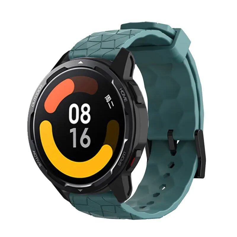 Xiaomi Mi Watch / Mi Watch Color 対応 サッカーバンド 22mm 通気性リストバンド 交換用ストラップ Xiaomi S1 Active 対応 ブレスレット ベルト バンドカラー:mm 並行輸入品