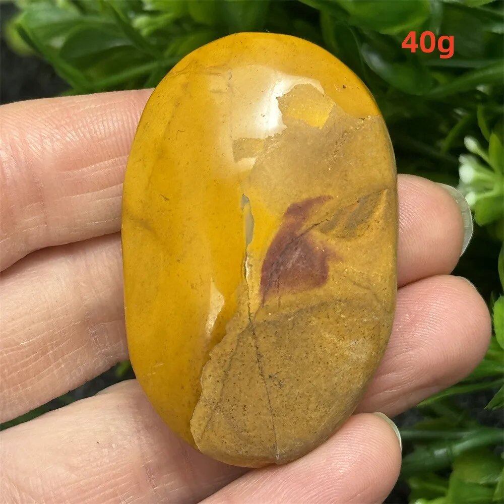 Natural Power Stone, Egg Yolk Stone, Hand Pray, Feng Shui Energy, Home Decor, Gift, Magic, Meditation, Spiritual, Prayer, Chakra Healing, Color: Parallel Import