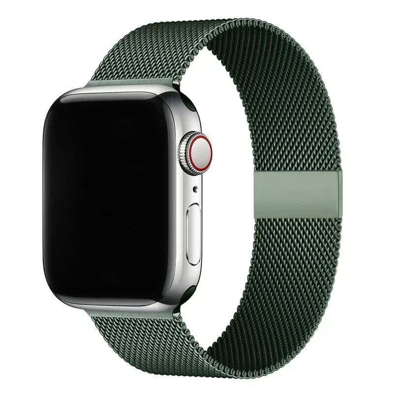 アップルウォッチ用ミラネーゼループ バンド 44mm 40mm 45mm 41mm 42-38-44mm ストラップ ウルトラ2 49mm メタルバンド iWatch シリーズ9 8 7 6 SE 5 4 3 バンドカラー:mm 並行輸入品