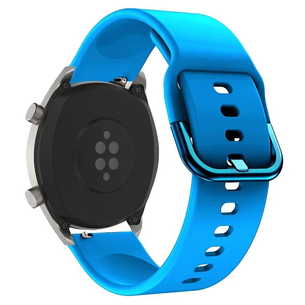 Huawei Watch GT 2/2e/3 Pro 用 22mm シリコン スマートウォッチ ストラップ - Samsung Galaxy Watch 3/45mm/46mm/S3 対応 バンド バンドカラー:;バンド幅:22mm ウォッチバンド 並行輸入品
