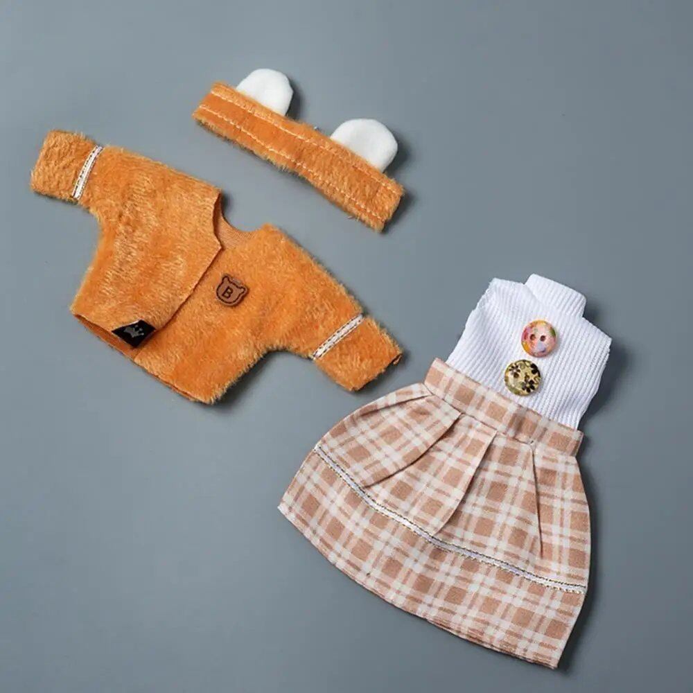 1/6 BJD Doll Accessories Dress for Girls, Toy Gift, Color Matching, Cute Decoration, Small Clothes, Color: ; Size: Doll Not Included, Parallel Import