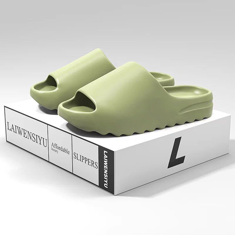 Unisex House Shoes, Non-Slip, Thick-Soled, Soft Platform Sandals, Indoor and Outdoor, Shower and Bathroom Slippers, Adult, Unisex, Colors Available, Parallel Import