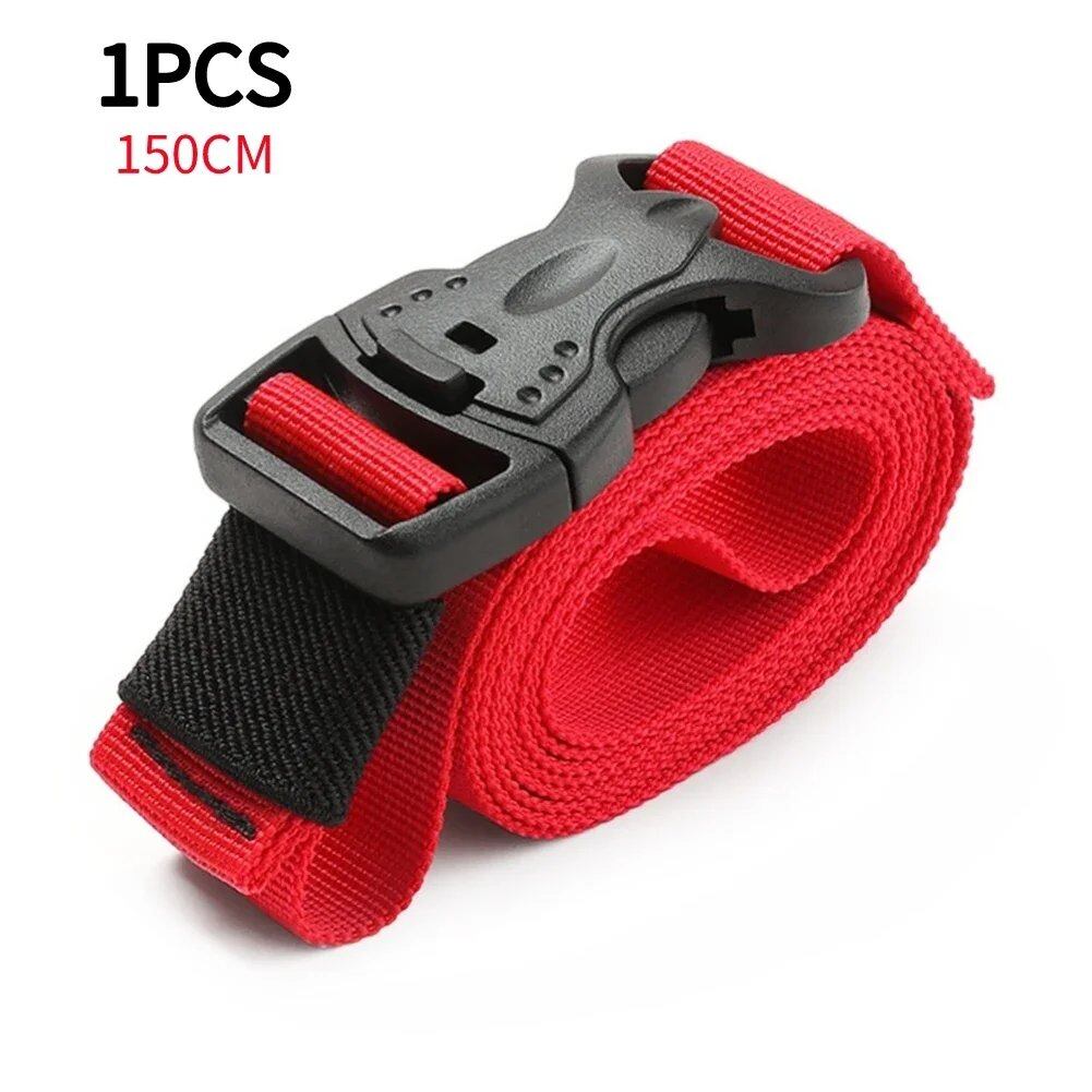 1-4 Pieces Cargo Tie Luggage Straps with Buckles, Camping Nylon Travel Kit, Luggage Straps, Camping Straps, 0cm, Parallel Import
