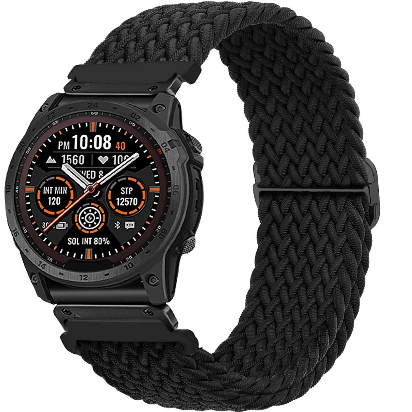Nylon Loop Strap for Garmin Fenix 8/7/6 Pro/5 Plus, QuickFit Band, 22mm/26mm, Compatible with Garmin Smartwatches 3HR 945, Epix Gen 2, Band Color: mm, Parallel Import