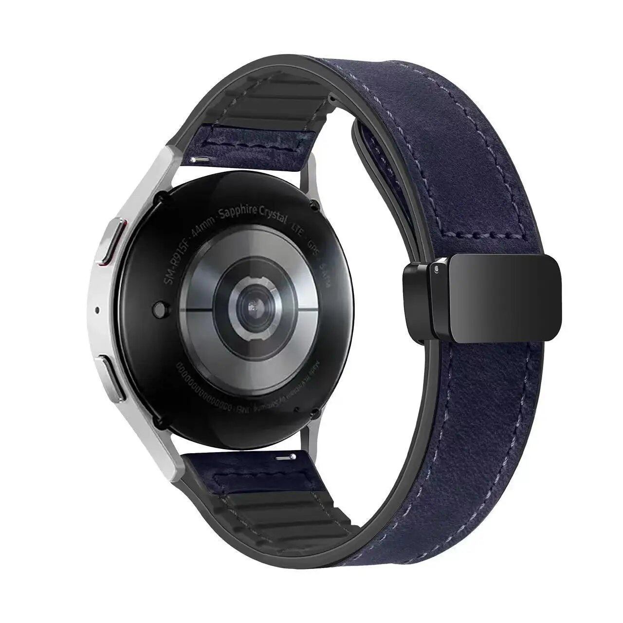 CMF Watch Pro 2用 レザーシリコンバンド マグネットバックル リストバンド 交換用ベルト(Nothing Watch Pro 2対応) バンドカラー: 並行輸入品
