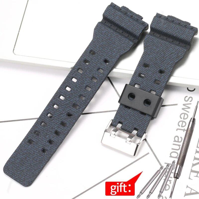 Camouflage Rubber Strap for Men's Casio G-Shock GA100, GA110, and GD120 Sports Watches. Band Color: 16mm; Band Width: 16mm; Ships from: Parallel Import.