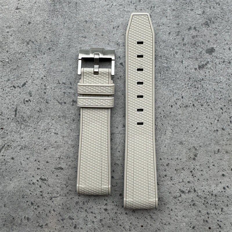 20mm High-Quality Rubber Silicone Strap in Black, Gray, Pink, Yellow, and Blue. Compatible with Omega, Swatch, and Moonwatch. Band Color: Black, Gray, Pink; Band Width: 20mm; Ships from: Parallel Import.