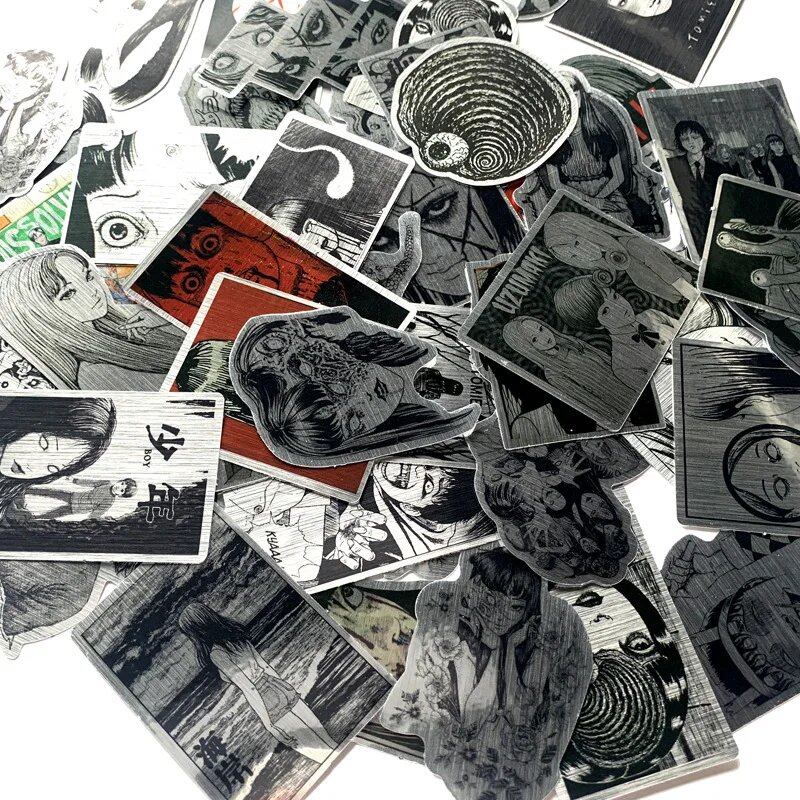 Set of 10/30/49 Cartoon Tomie Kawakami Stickers for Suitcases, Skateboards, Laptops, Travel Bags, Refrigerators, Smartphones, and Cars. DIY Decorative Stickers. Colors. Parallel Import.