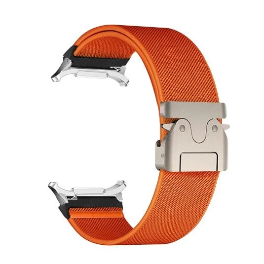Braided Elastic Bracelet Loop Nylon Strap for Samsung Galaxy Watch 7 Ultra 47mm. Size: Galaxy Ultra 47mm; Band Color: Parallel Import.
