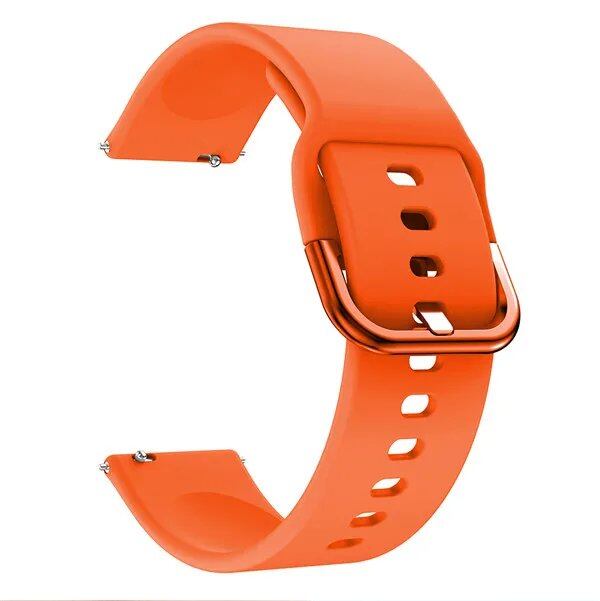 シリコン オリジナル 20mm バンド ストラップ for サムスン Galaxy Watch Active 2 40/44mm / 3 41mm スマートウォッチ リストバンド for ファーウェイ GT 2 42mm バンドカラー:;バンド幅:22mm 並行輸入品