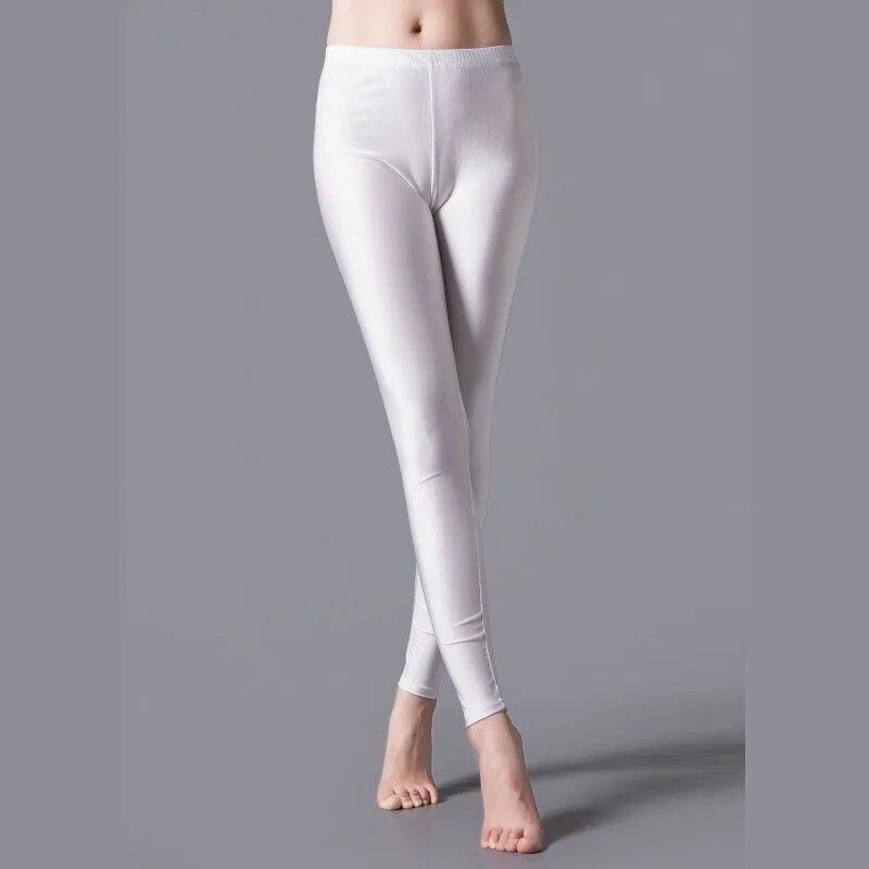 High-elastic skinny leggings, pencil pants, slimming, plus-size trousers, shiny yoga pants for women, sexy, skin-friendly, tight leggings, size: parallel import