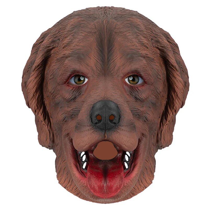 Chinese Zodiac Animal Head Masks - Chicken, Horse, Dog, Pig, Tiger, and Rabbit - Latex Costumes for Halloween Props, Color: 40387 - Parallel Import