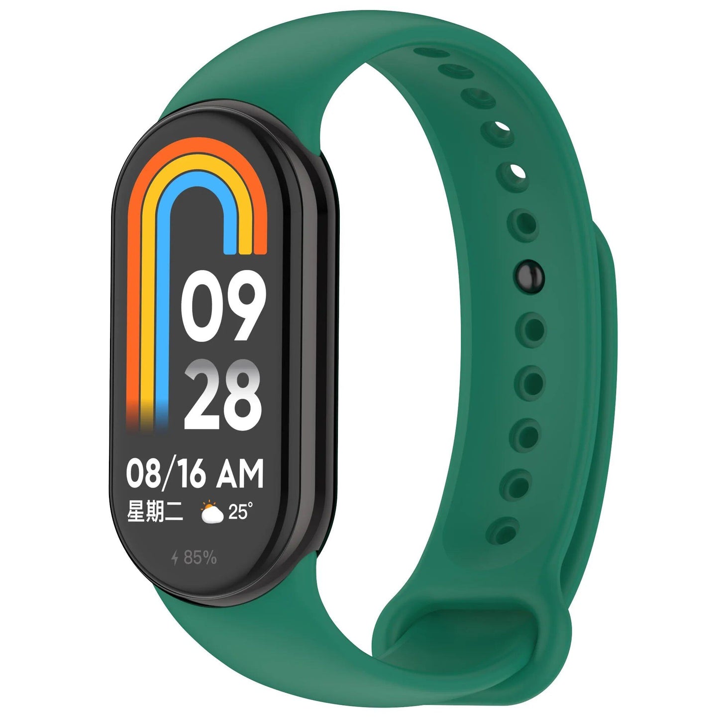 Xiaomi Mi Band 8/9用シリコンバンド 交換用ソフトリストバンド ストラップ ベルト アクセサリー バンドカラー:バンド幅 並行輸入品