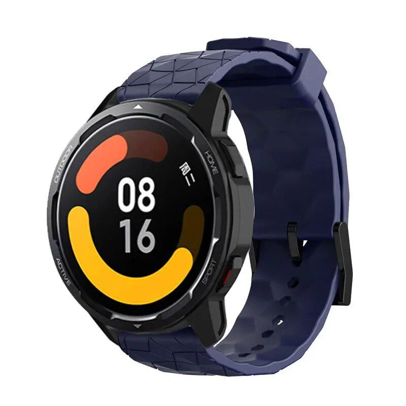 Xiaomi Mi Watch / Mi Watch Color 対応 サッカーバンド 22mm 通気性リストバンド 交換用ストラップ Xiaomi S1 Active 対応 ブレスレット ベルト バンドカラー:mm 並行輸入品