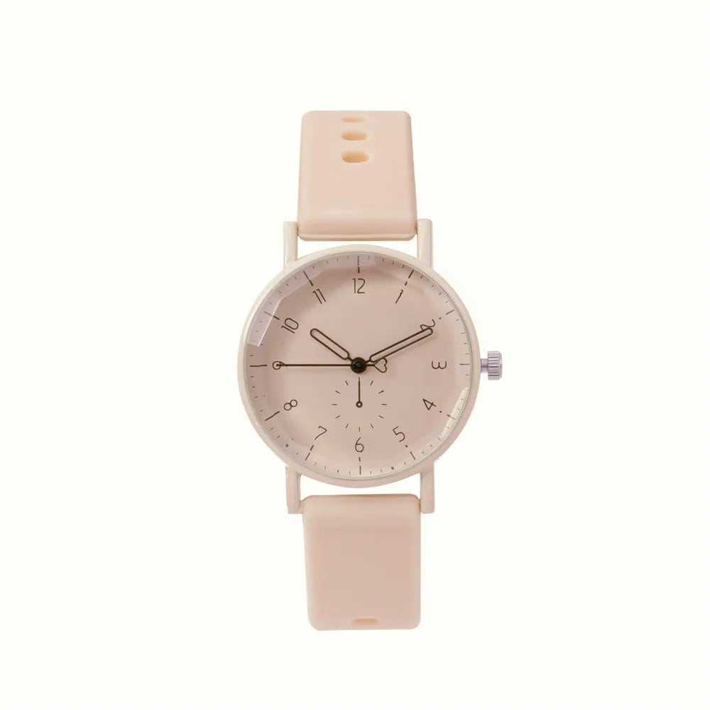 Pink digital simple ladies' dress watch, designer fashion watch, 2023 new arrival, casual silicone strap, quartz movement, ladies' watch, gift clock; Ships from: Parallel import