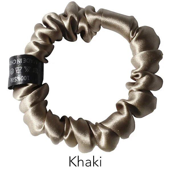 100%ピュアマルベリーシルク スクランチー ヘアゴム ヘアタイ 女性用 ダメージなし 19mm 1.5cm幅 ;発送元: 並行輸入品