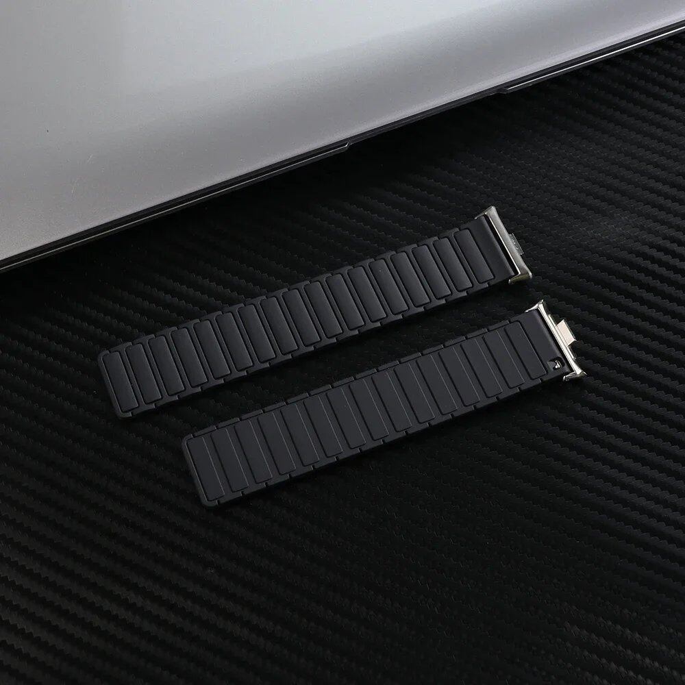 Replacement Magnetic Silicone Wristband for Xiaomi Mi 9 Pro/8 Pro, Redmi Watch 4/5 Compatible, Mi Band 9 Pro Watch Strap, Band Color: Parallel Import