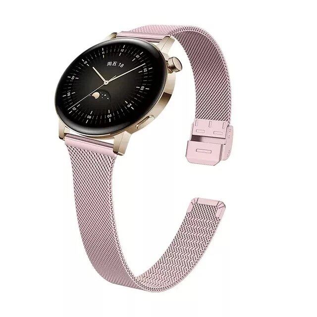 Replacement Stainless Steel Metal Strap for Huawei Watch GT5 (46mm/41mm) and GT4 (18mm/22mm) Band Color: mm, Parallel Import