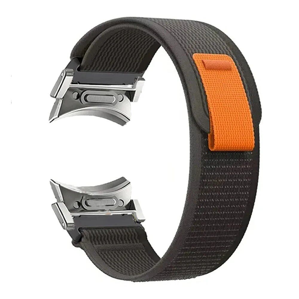 Nylon Band for Samsung Galaxy Watch 5 Pro 45mm, Quick Fit Strap with No Gap, Compatible with Samsung Watch 4/5/6 43/47/40/44mm, Wristband Size: Parallel Import