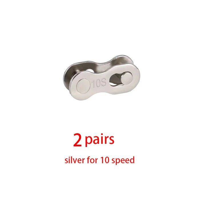 Universal Bicycle Chain Connector for 1/6/7/8/9/10/11 Speed Mountain/Road Bikes, Quick Link, Chain Master, Cycling Parts, Color: Parallel Import