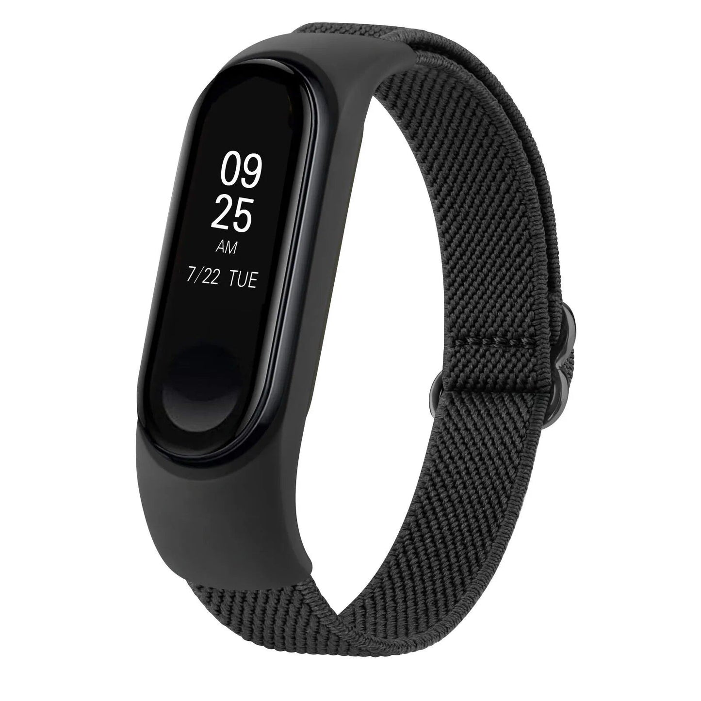 Xiaomi Mi Band 3/4/5/6/7用 伸縮ナイロンストラップ 交換用アジャスタブルリストバンド 腕時計バンド バンドカラー:用 バンド幅 並行輸入品