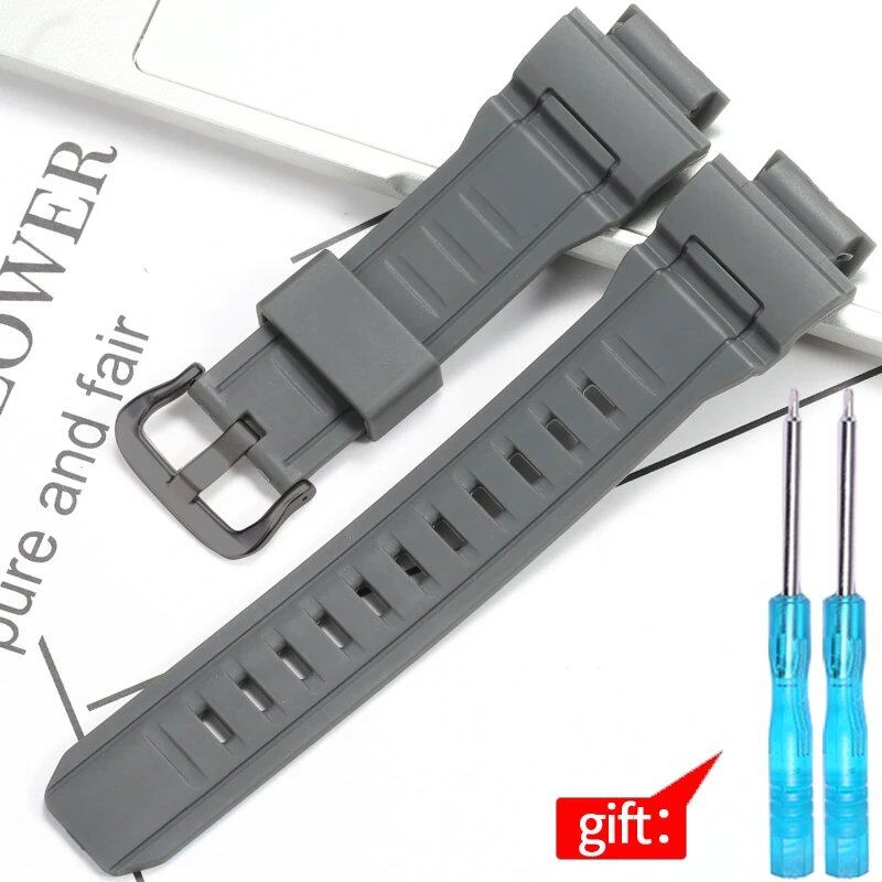 Waterproof men's rubber watch band replacement strap for Casio G-9300, GW-9300, and GW-9400; Band width: 20mm; Ships from: Parallel import
