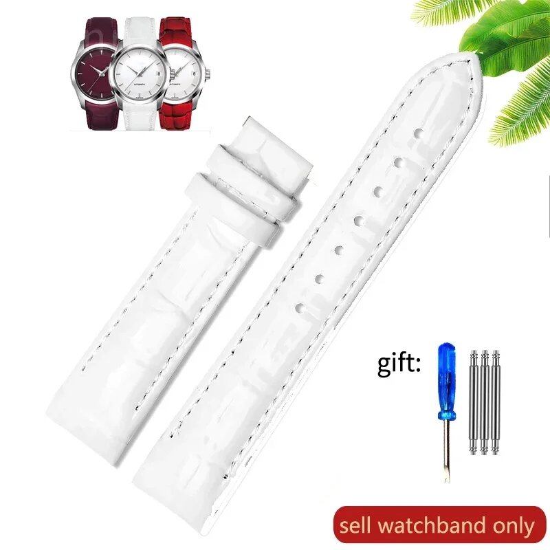 Tissot 1853 T035 Genuine Leather Women's Watch Band, Waterproof and Sweatproof, 18mm, Accessories, T035210a, T035207, Band Color: Parallel Import