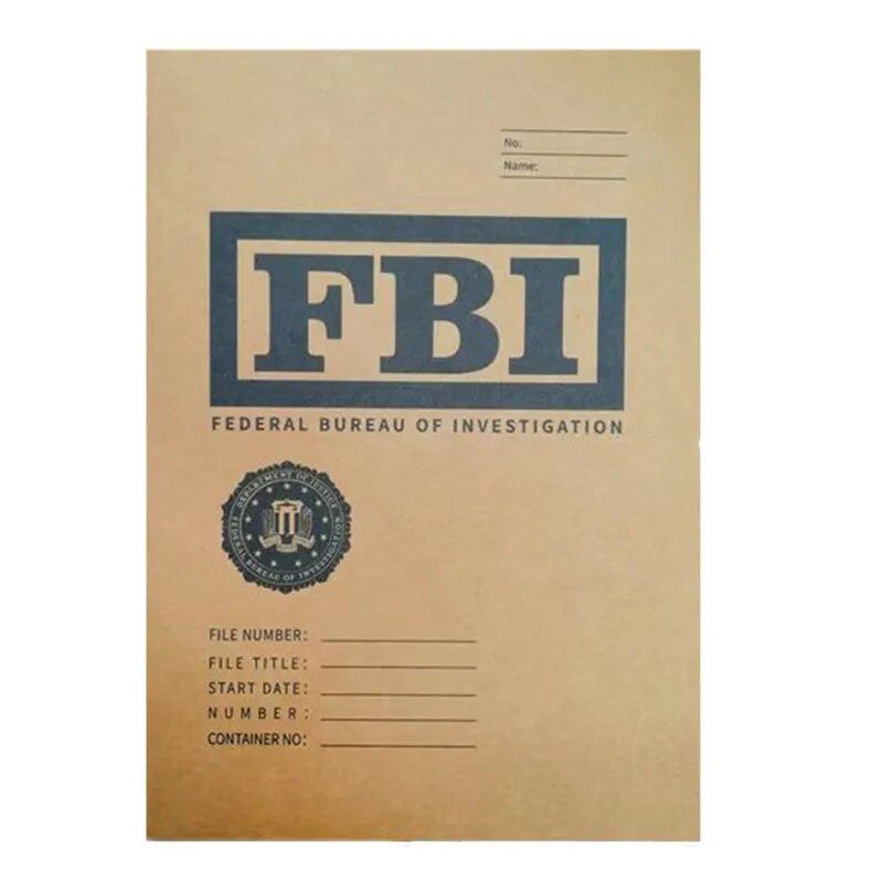 エージェント ポートフォリオ フォルダー ファイルアーカイブ コスプレ FBI CIA 中央情報局 MI6 英国軍 映画 プロップセット カラー: 並行輸入品