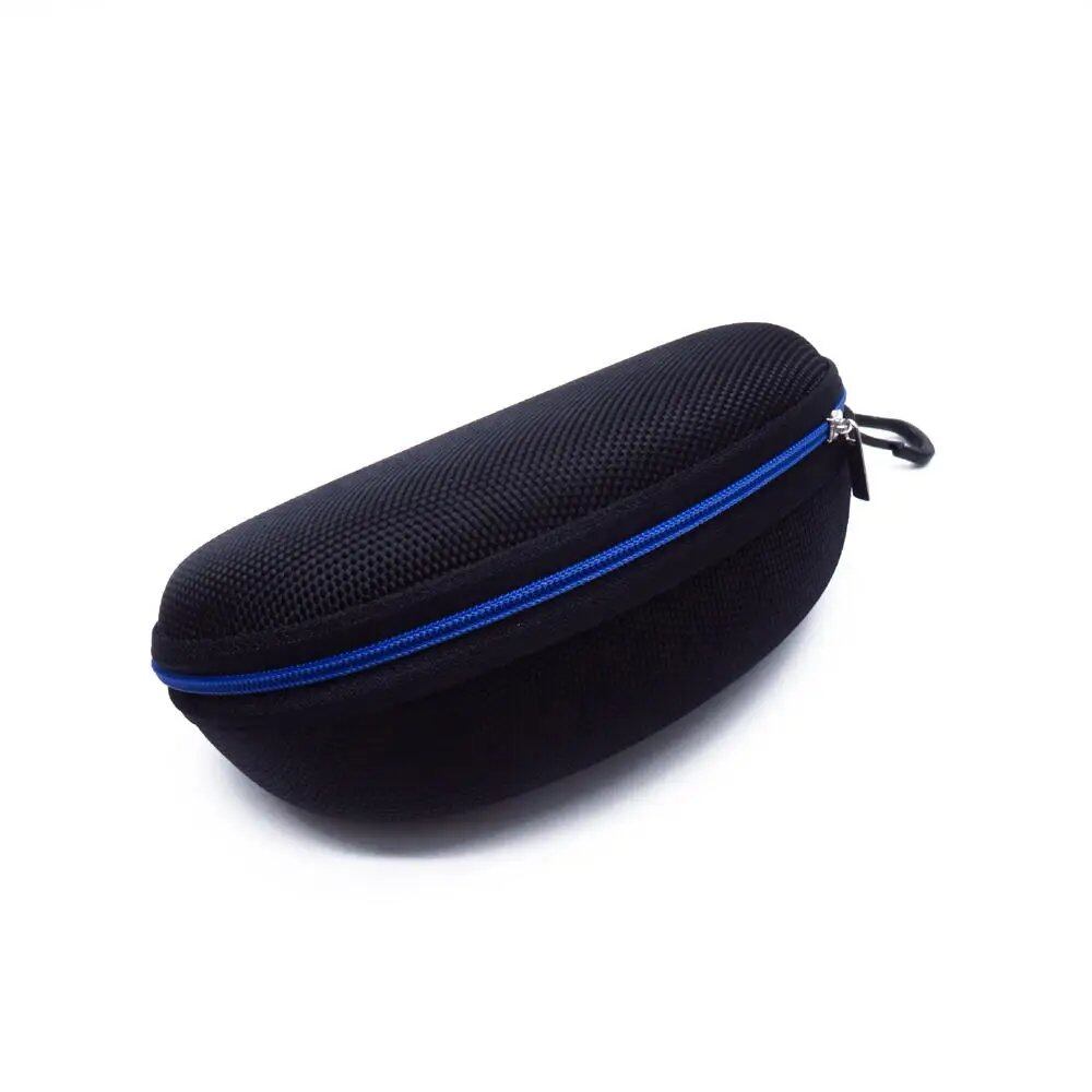 KLASSNUM Portable EVA Eyeglass Case with Carabiner Hook, Colorful Sunglasses Hard Case, Zippered Eyeglass Protection Box, Holder, New, Parallel Import