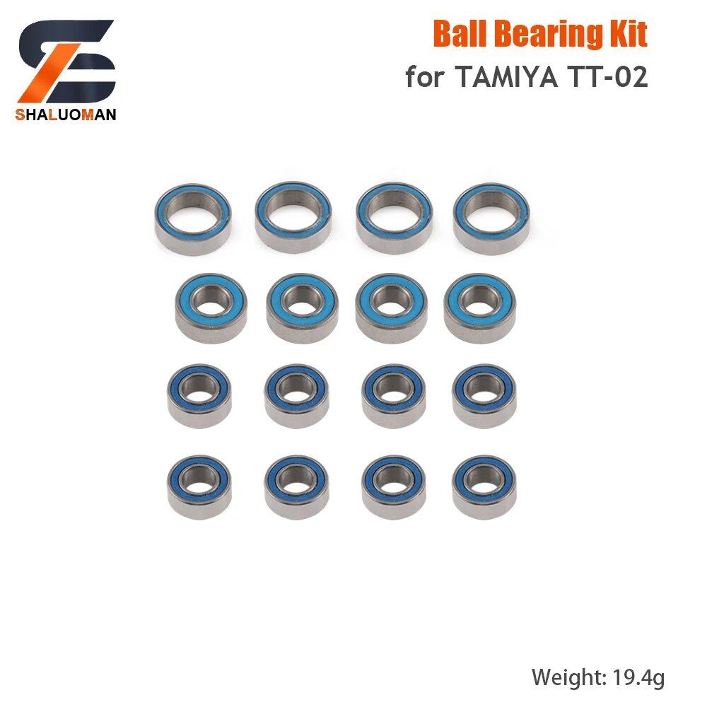 1/10 Scale RC Toy Car Tamiya TT-02/TT02 Swing Arm Shock Absorber, Steering Device, Bumper Sponge Upgrade Parts, Metal & Carbon Fiber, Parallel Import