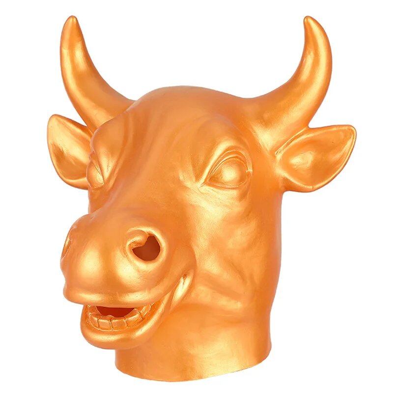 Chinese Zodiac Animal Head Masks - Chicken, Horse, Dog, Pig, Tiger, and Rabbit - Latex Costumes for Halloween Props, Color: 40387 - Parallel Import