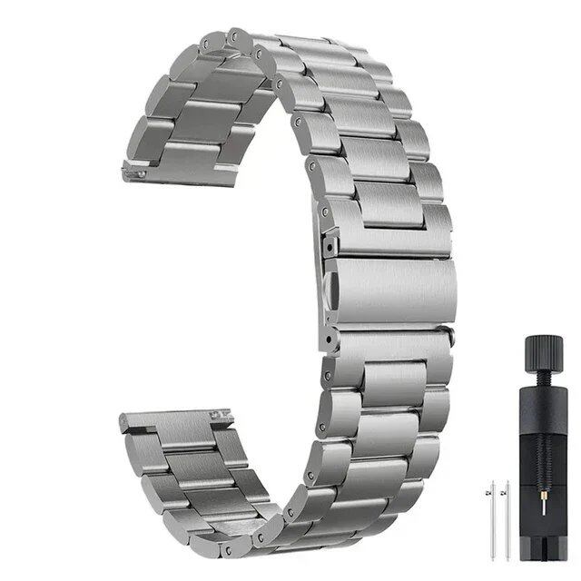22mm Stainless Steel Strap for CMF by Nothing Watch Pro, Metal Bracelet, Watch Band, Compatible with CMF Watch Pro 2, Band Color: Parallel Import